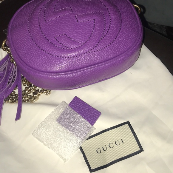 SOLD !!! Gucci soho leather mini chaing bag - Picture 7 of 8